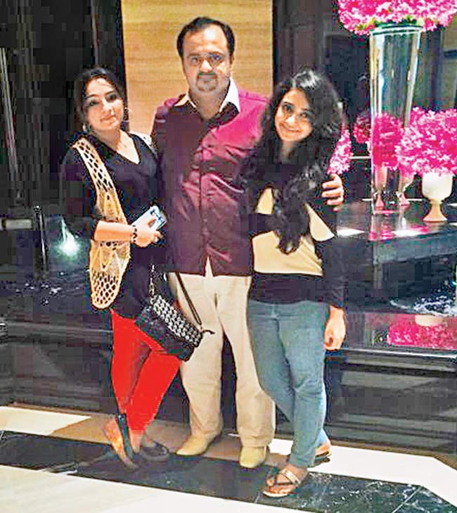Shadaab and Fabiha Patel with daughter Muskaan 