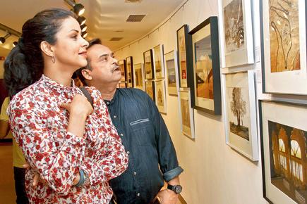 Spotted: Gul Panag at an art exhibition