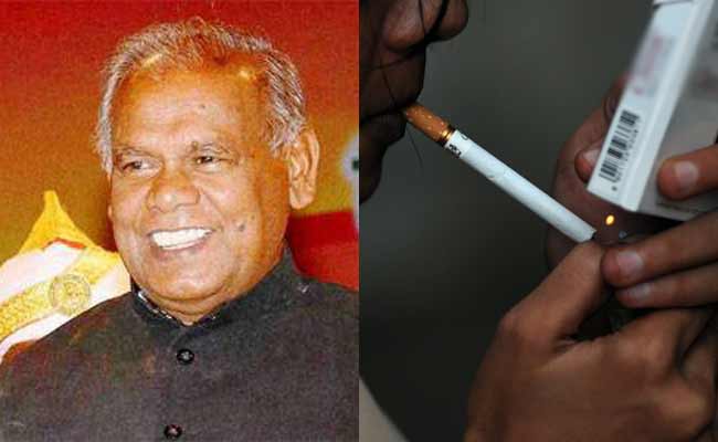 Bihar Chief Minister Jitan Ram Manjhi announced a ban on the sale of select tobacco products