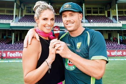 Warner's fiance Candice plans to get married during 2015 World Cup