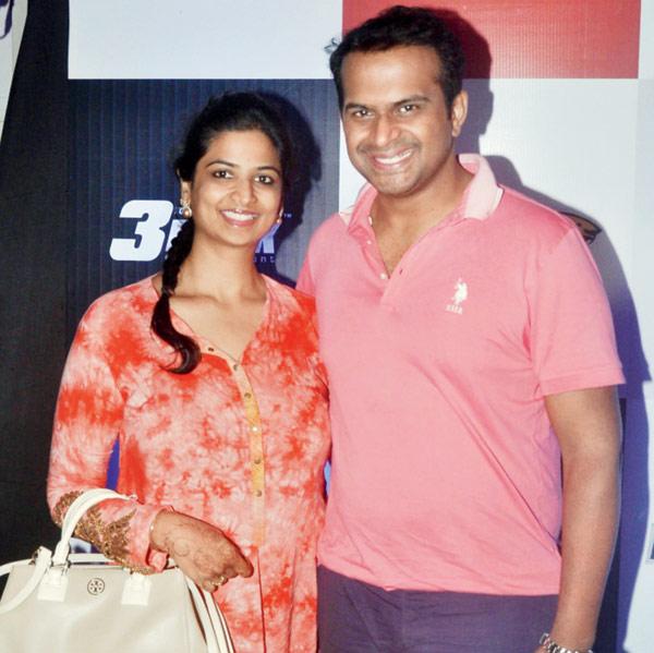 Sidharth Kanan with wife Neha