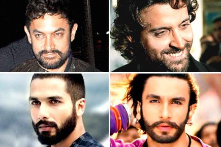 Who sports the best stubble in Bollywood?