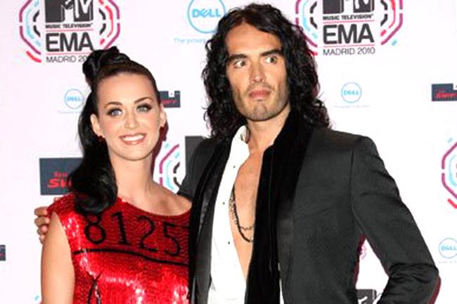 Russell brand and Katy Perry