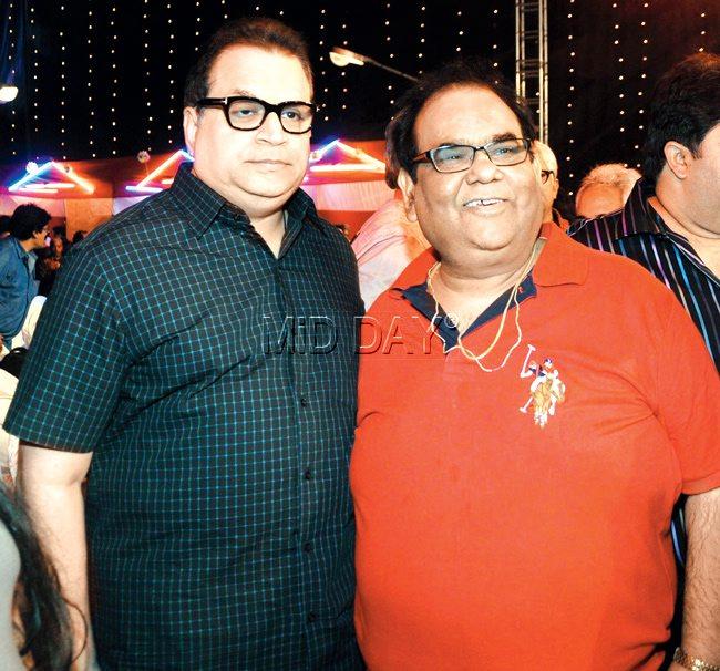 Ramesh Taurani and Satish Kaushik