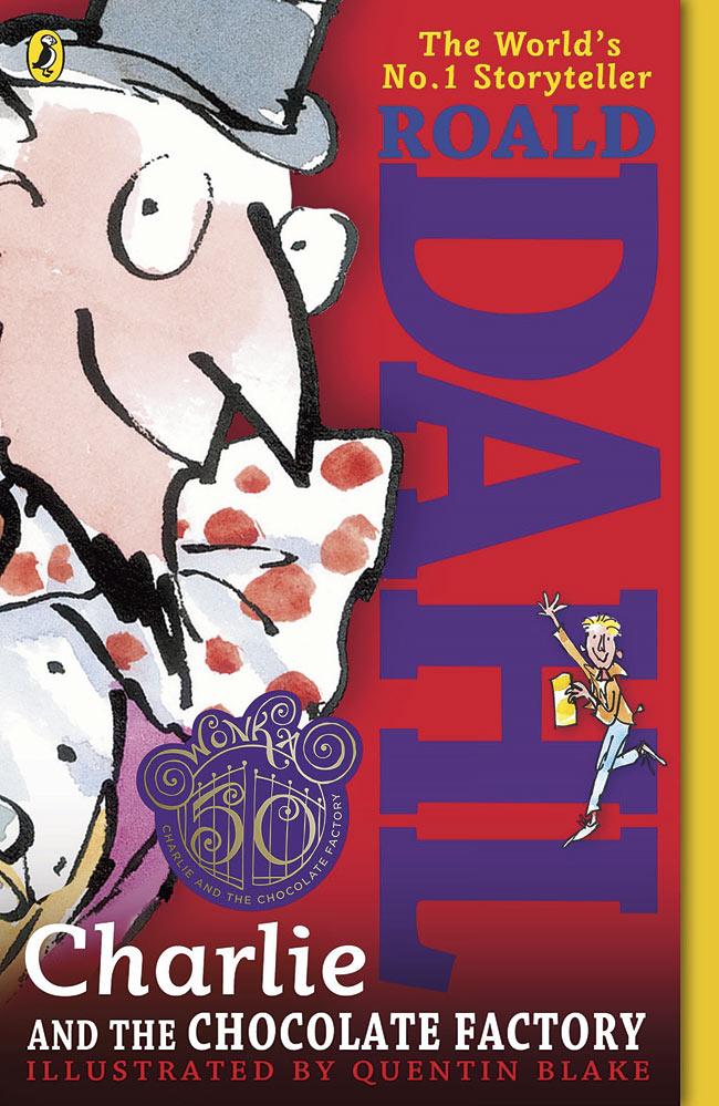 Book cover of Charlie and the Chocolate Factory, one of the most famous works of Dahl’s. PIC/puffin books