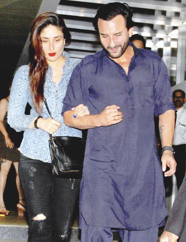 Saif Ali Khan took his wife Kareena Kapoor
