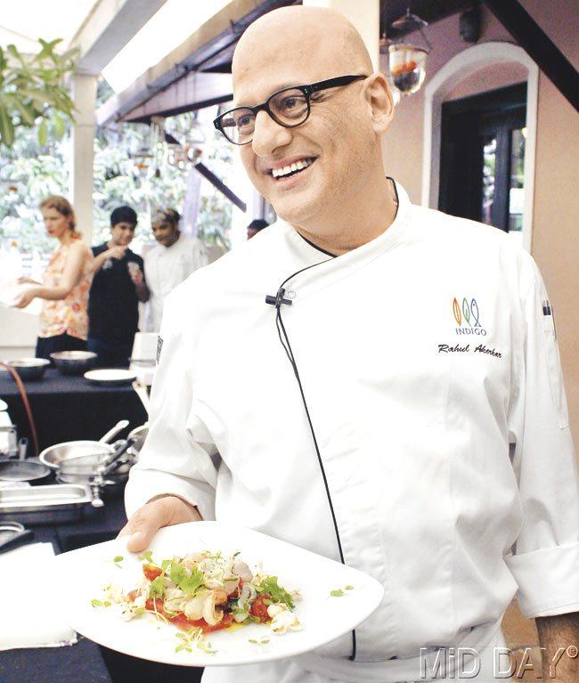 Rahul Akerkar ushered in the era of the chef-propreitor restaurant with Indigo. Pics/Bipin Kokate and Shadab Khan