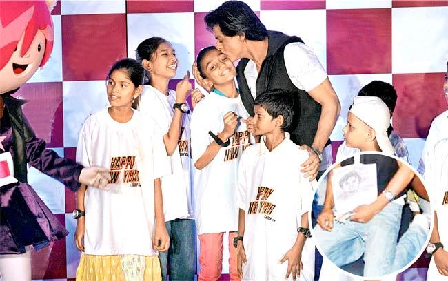 Shah Rukh Khan interacted with kids