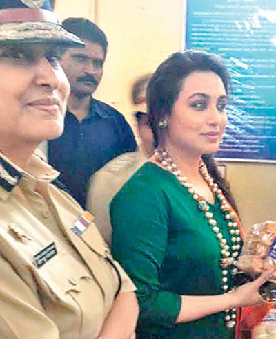 Rani with senior cop Meeran Borwankar