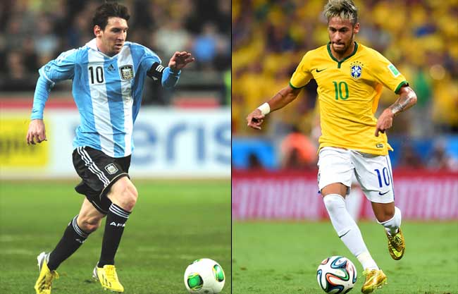 Lionel Messi and Neymar