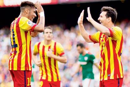 La Liga: Substitute Neymar's scores brace as Barcelona beat Athletic Bilbao