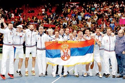 Davis Cup: Serbs score in numbers with 15-member support staff