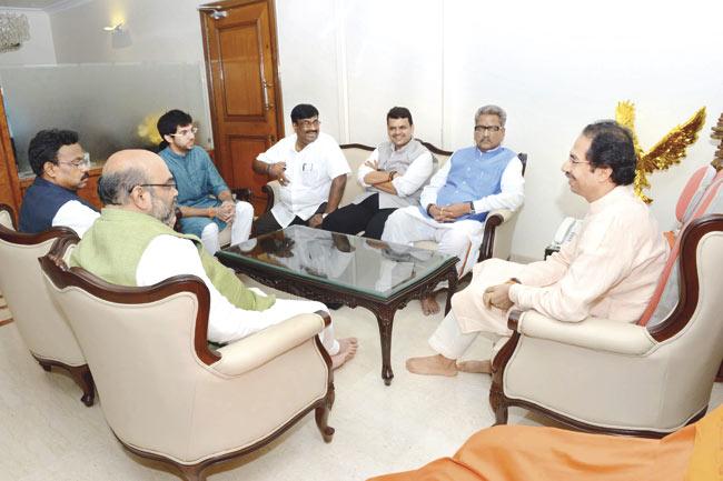 While senior Bharatiya Janata Party leaders are working out a strategy to fight the polls without the Sena, even the latter is preparing to go it alone. File pic