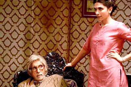 On the sets: Amitabh Bachchan and Deepika Padukone shoot for 'Piku'
