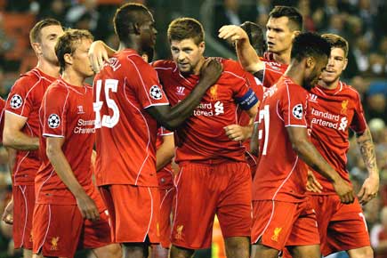 CL: Steven Gerrard saves Liverpool on return with 2-1 win