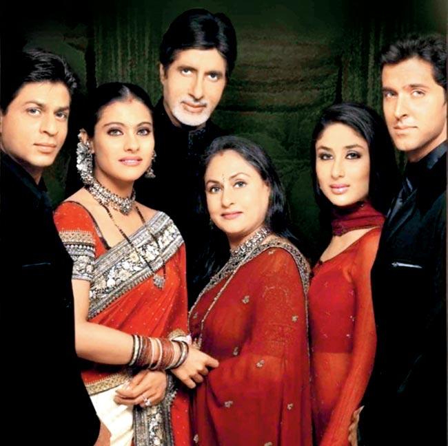 SRK, Kajol, Amitabh and Jaya Bachchan, Kareena Kapoor and Hrithik Roshan in Kabhi Alvida Naa Kehna