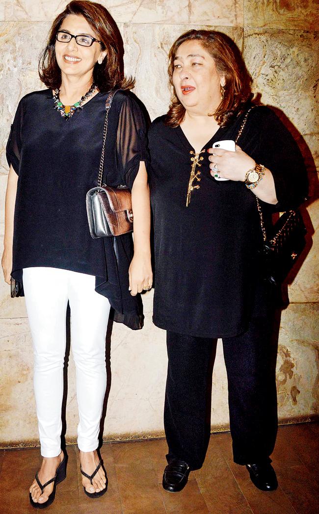 Neetu Kapoor with Rima Jain