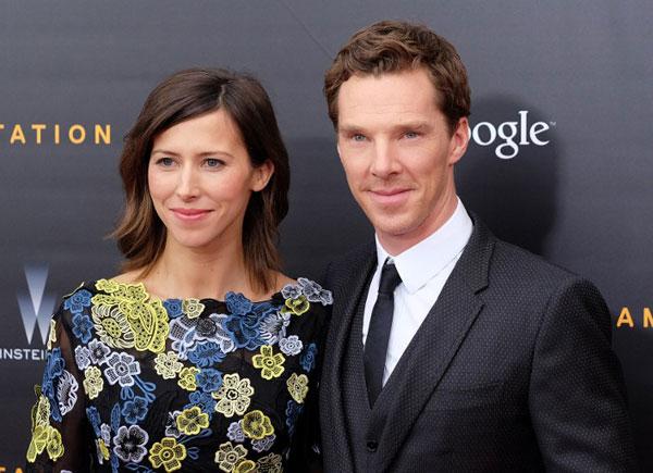 Benedict Cumberbatch and Sophie Hunter at 