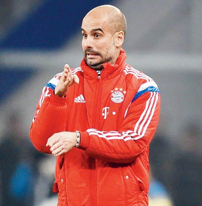 Bayern coach Guardiola