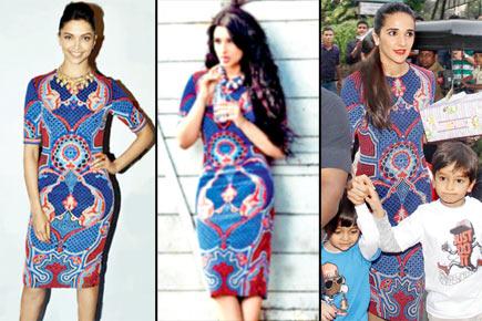 Deepika, Parineeti and Tara spotted in similar outfits
