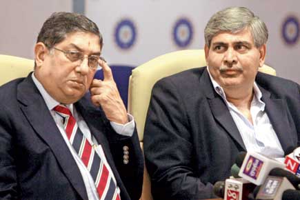 BCCI to hit back at Shashank Manohar for comments on Srinivasan?