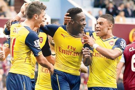 EPL: Arsenal put three past Aston Villa