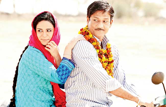 Mona Singh and Adil Hussain in Zed Plus