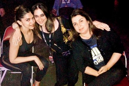 Spotted: Deepika Padukone, Lucky Morani and Farah Khan at their US tour