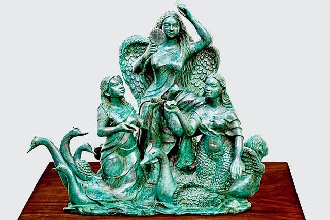Bronze sculpture Shringar