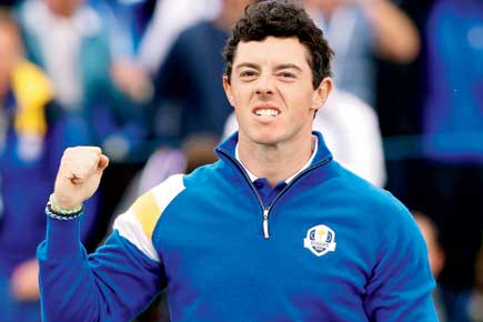 Rorying win for McIlroy, Europe clinch Ryder Cup