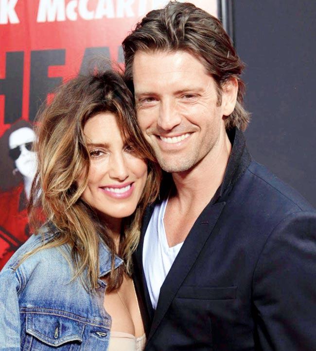 Jennifer Esposito and Louis Dowler met each other in 2011. Pic/AFP