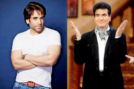 Tusshar Kapoor, dad Jeetendra spend some quality time together