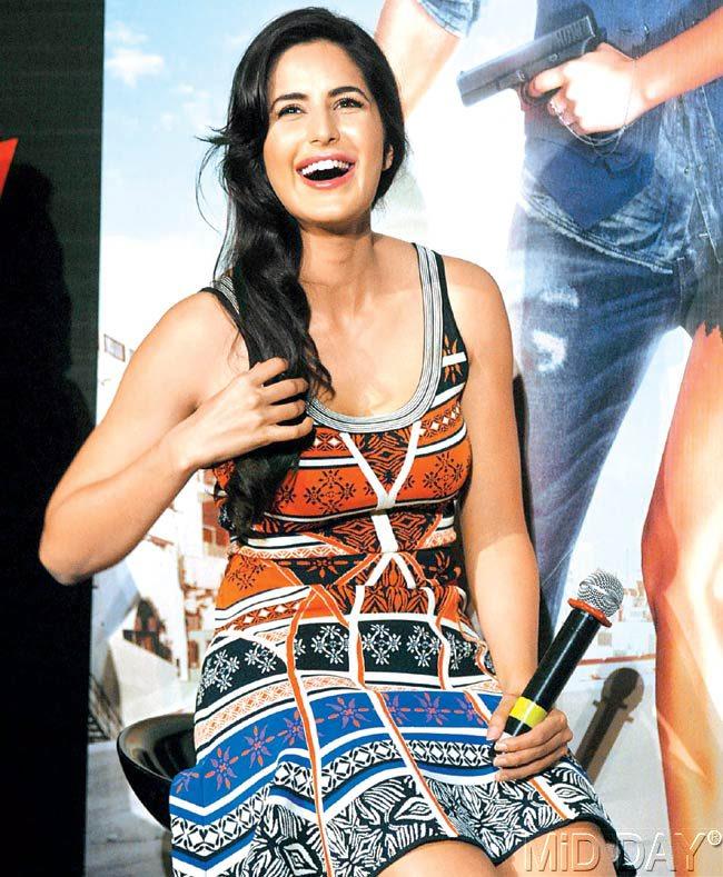 Katrina Kaif at a promotional event for her film Bang Bang in September. Pic/ATUL Kamble
