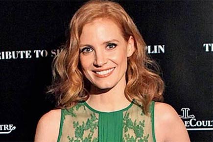 Jessica Chastain rings in birthday with fiance and friends
