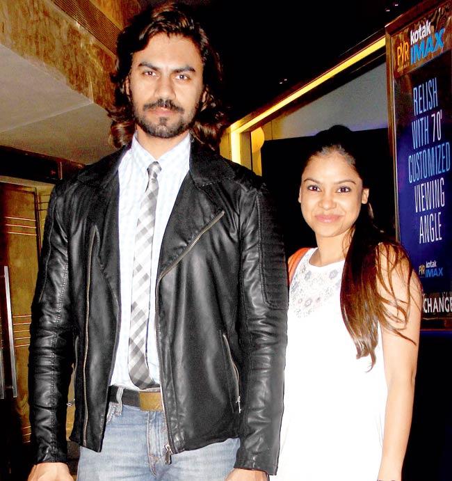 Gaurav Chopra with Sumona Chakravarti