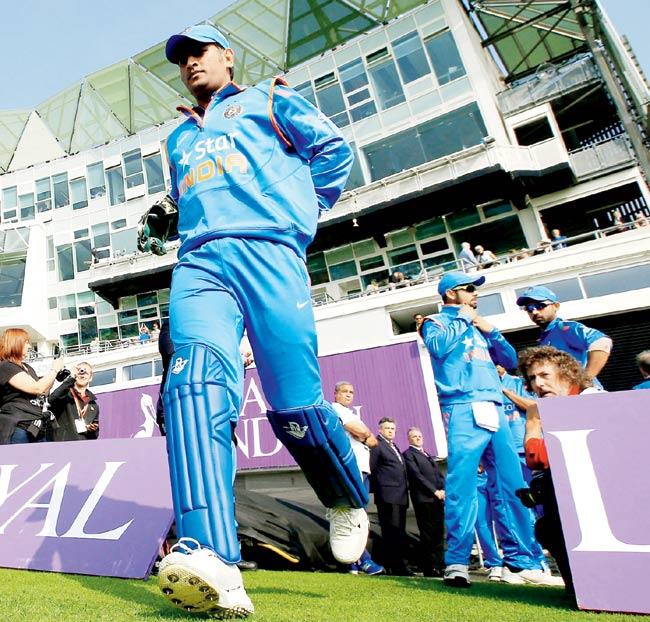 Leading from the front: Despite MS Dhoni