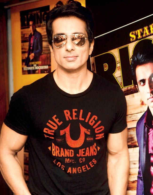 Actor Sonu Sood unveiled the latest issue of a glossy magazine