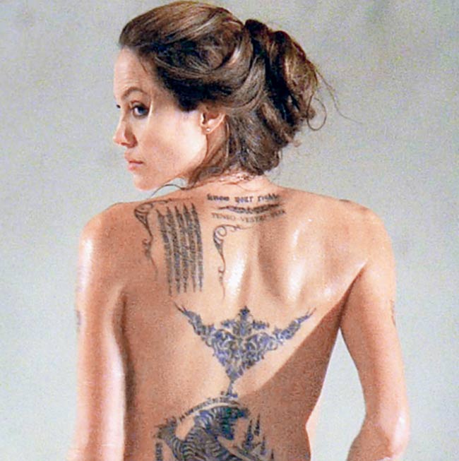 wanted movie angelina jolie tattoos