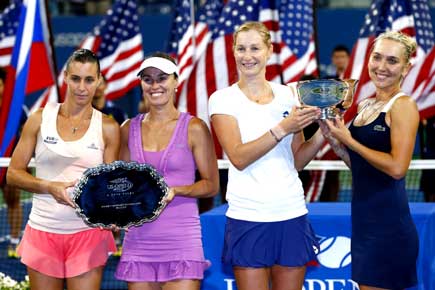 US Open: Makarova, Vesnina dash Hingis's US Open title dream