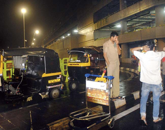 The 24-year-old woman took the auto rickshaw from outside Terminal 2 of Mumbai international airport on Thursday night. File pic for representation