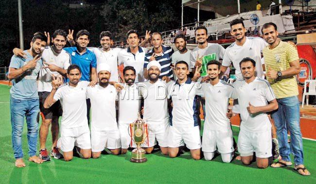BPCL with their Bombay Gold Cup trophy
