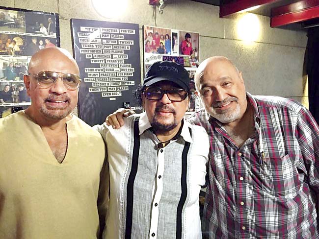 (From left) Bharat Dabholkar, Louiz Banks and Keith Stevenson
