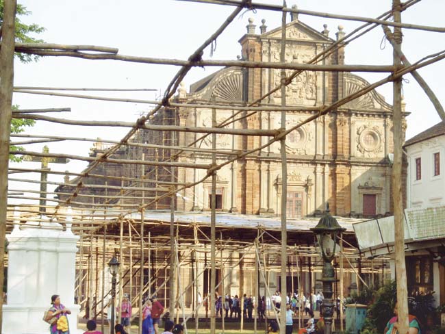 Basilica of Bom Jesus gearing up for the Exposition