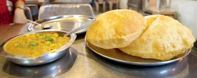 The delicious Chole Bhature
