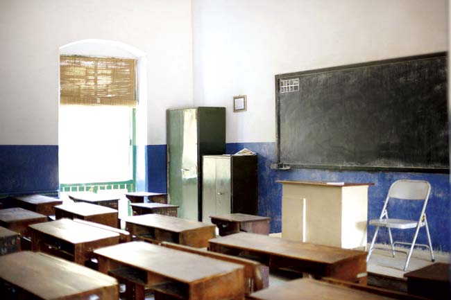 Many secondary schools in Marathwada did not even have basic facilities such as a permanent school building. File pic