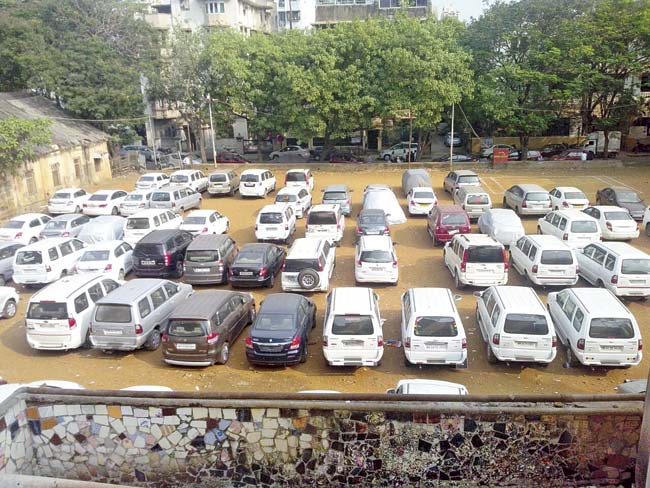 The ground, where youngsters used to play cricket and football, now resembles a parking lot