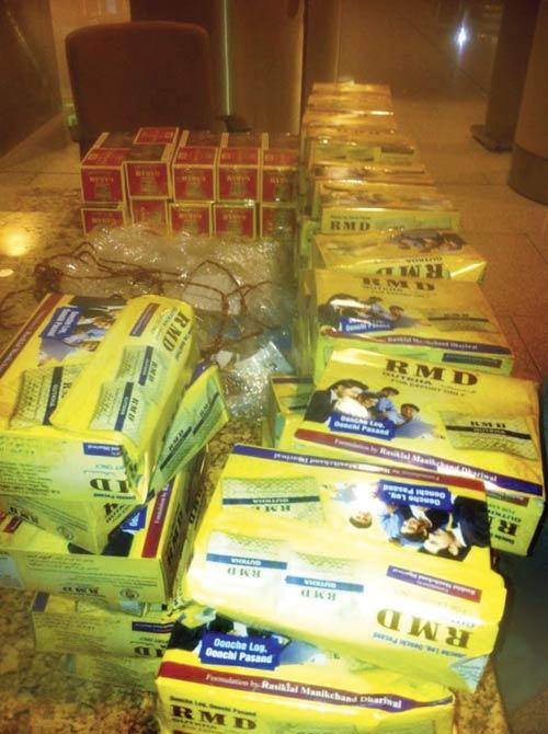 Around 50 suitcases filled with gutka packets were found on the conveyer belt of T2 terminal of Mumbai international airport