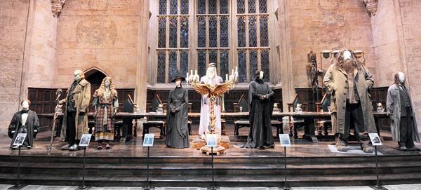 A view of the costumes of the professors at Hogwarts School of Witchraft and Wizardry at Universal Orlando in Florida