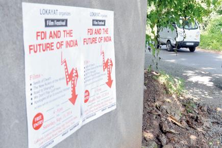 Illegal posters continue to deface SPPU campus 