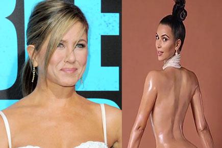 Jennifer Aniston disses Kim Kardashian's nude pics again!